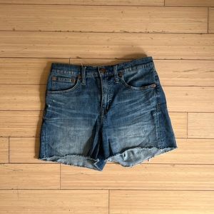 Madewell High Rise Denim Shorts